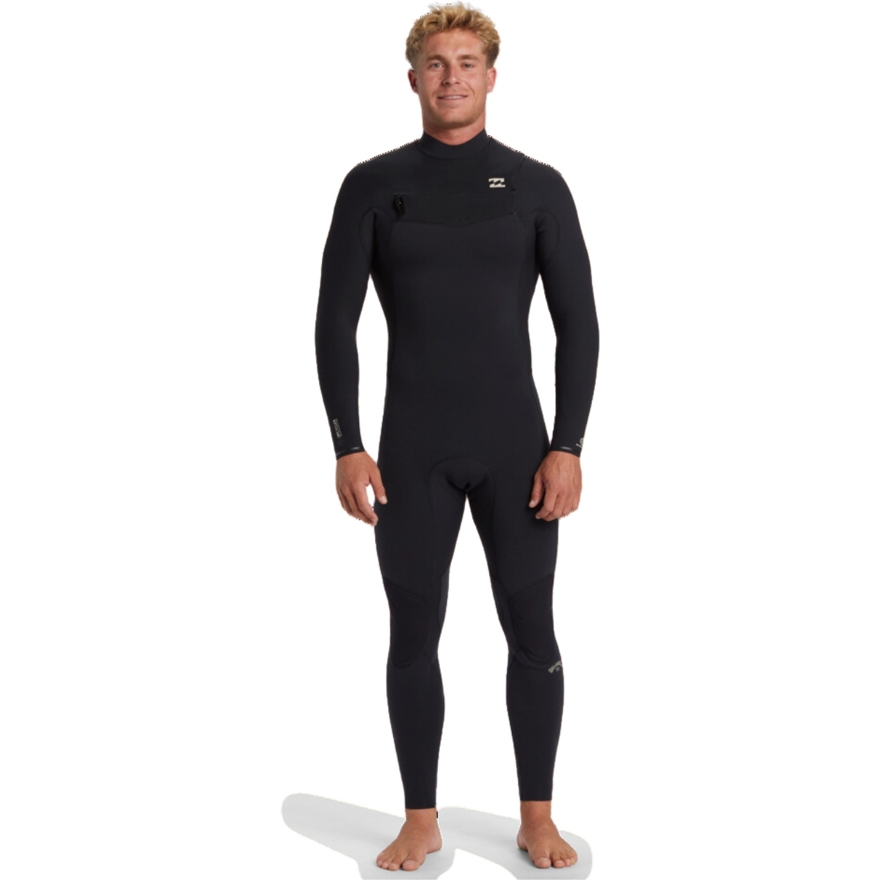 2025 Billabong Männer Revolution Natural 5/4mm Brustreißverschluss Neoprenanzug ABYW100269 - Black